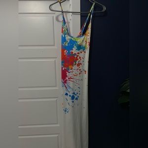 Paint splatter dress